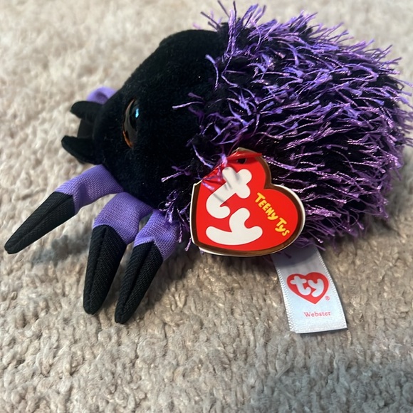 Ty Teeny Webster Spider Mini Beanie Boos 2018 Halloween - Picture 2 of 3